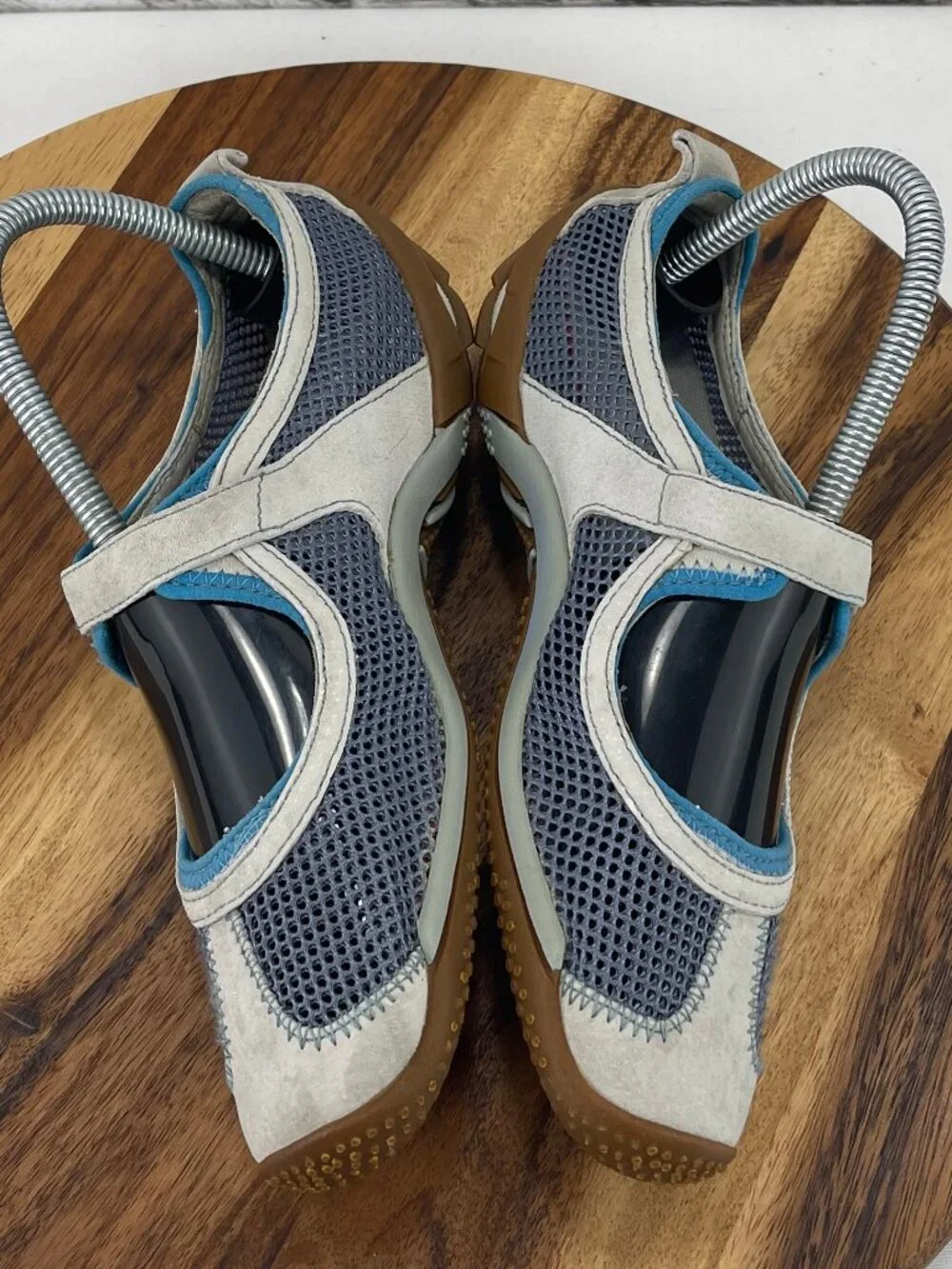 Merrell Circuit MJ Breeze Womens 6.5 Blue Gray Mary Jane Breathable Mesh Shoes